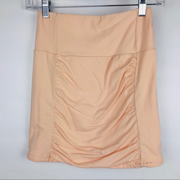 FREE PEOPLE | Pink Mini Skirt - Picture 2 of 5